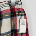 Old Navy women's flannel pajama joggers large tartan plaid holiday red white NEW Photo 5