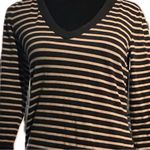 Tommy Hilfiger  women’s size small, striped V-neck, long sleeve top Photo 2