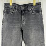 ZARA Relaxed Straight Leg Black Jeans Size 4 Photo 1