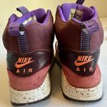 Nike  sz 8.5 Women Air Max 1 Mid Sneaker Boot Deep Burgundy Iridescent Streetwear Photo 7