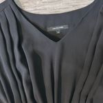 PAS DE CALAIS Pleated Crepe Dress Designer Quite Luxury minimalist Japanese 34/4 Black Photo 10