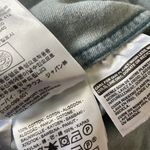 Levi's Levi’s shirt jacket woman’s blue standard short sleeve shirt Sz Med Photo 36