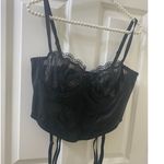 Savage X Fenty Black Bustier Rihanna Renaissance Rose Corset Caviar Size XL Photo 0