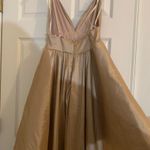 Windsor Champagne Formal Homecoming Dress Photo 3