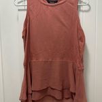 Simply Vera, Vera Wang Burnt Orange Flowy Tank Top Photo 0