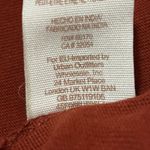 Free People  Grandpa Jersey Outer Sunset Embroidered Blouse Top - Rust - Small Photo 12