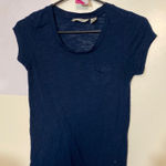 Derek Heart dark blue short sleeve shirt size M Photo 0