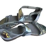 Eileen Fisher Cici silver mirrored strappy sandal Photo 2