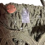 Free People NWT Free People Adella Lace Peplum Cami Green Boho Festival Bridal Top Small Photo 8