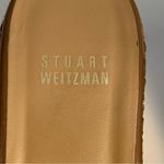 Stuart Weitzman  Brown Leather Woven Slide Sandals Size 5.5 Photo 8