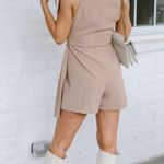 These Three Boutique Tan Romper  Photo 2