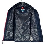 Columbia Womens Puffer Vest Size Small Blue Omni-Heat Insulated Quilted Full Zip Photo 3