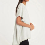 Cuyana Oversized Baby Alpaca Sweater in Grey Regular size Photo 1