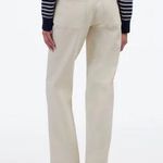 Madewell NWT Cream The Emmett Wide-Leg Full Length Jean: Patch Pocket Edition 23 Photo 1