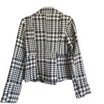 Urban Behavior Wool Blend Double Breasted Houndstooth Coat. Size Medium. Black Photo 2