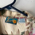 Bahama Beach Medium Vintage 90s Vacation Floral Tropical Full Button Midi Dress‎ Photo 7