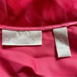 Vintage Lord & Taylor Rose Floral Pink Chiffon Midi Slip Dress Large Photo 1