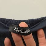 Madewell Tiered Maxi Dress sz XL Blue N3944 Babydoll Tie Strap SquareNeck Cotton Photo 6