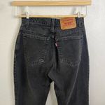 Levi's Levi’s Vintage Y2K 2000’s Black Washed 550 Relaxed Fit Tapered Leg Size 8 Med Photo 3