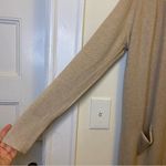 Baltic Born NEW Edison Open Front Knit Cardigan in Oatmeal Beige Sz Large Photo 6