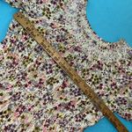 Old Navy floral ditzy print puff short sleeve smock waist tiered details size M Photo 7