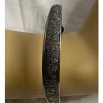 None Vintage Chinese Zodiac Bangle Bracelet Sterling Silver 925 Etched Design Photo 1