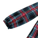 Draper James Red Green Plaid Mini Dress Fit And Flare Long Sleeve Size Large Photo 2