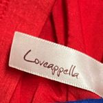 Loveappella  Red Strapless Asymmetrical Dress - Small - EUC Photo 2