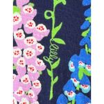 Lilly Pulitzer  Dress Women Medium Blue Floral Foxy Foxglove Carolyn Shirt Dress Photo 9