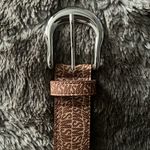 Steve Madden NWT  Fish-Eye-Logo Belt, Size XL New w/Tag Photo 2