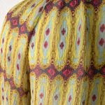 Sundance silk geometric sheer blouse Photo 5