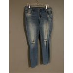 Old Navy Light Wash Rockstar Mid Rise Skinny Jeans Size 14 Photo 1