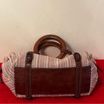 Fossil Cierra Wooden Ring Handle Multi Satchel Photo 5