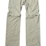 Mountain Hardwear  Cargo Pants Womens 6/38 Khaki Convertible Zip Off Hiking Tech Photo 0