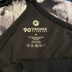 90 Degree By Reflex Women’s Black Floral Print Tank Dress Q44 Size M Photo 2