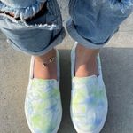 Lime Tye Dye Slip On Sneaker Multiple Size 9 Photo 1