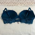 Victoria's Secret Victoria Secret Dream Angel Bra 34C Teal Shimmer Padded Wireless Photo 2