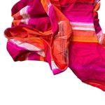 Trina Turk Trina‎ Turk Solstice Off The Shoulder Ruffle One Piece Swimsuit Pink Stripe 10 Photo 6