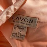 Lavon Vintage  Peach/ Pale Pink Collared Pullover Sweater, Size Medium Photo 3