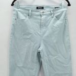 Buffalo David Bitton  Blue Havana High Rise Soft Stretch Beach Ankle Pants 6/28 Photo 2