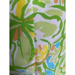 Lilly Pulitzer Lilly‎ Pulitzer Womens Blouse Size S Elephant Ear Guava Silk Green Pink Blue Top Photo 6