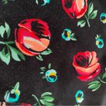 Esprit Vintage 90s  Velvet Rose Floral High Waisted Shorts Photo 5