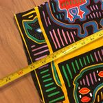 Luna Mola Panel Fabric Panama Animals Printed Vintage dress Size XL Photo 3