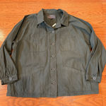 Torrid Canvas Raglan Chore Jacket – Size 3X (22/24) – Deep Depths Green Photo 0