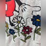 Disney  Mickey Mouse XL Embroidered Tee Top in Heather Gray Photo 2