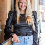 DO+BE Black Zebra Long Puff Sleeve Top Photo 0