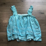 Crown & Ivy Womens Blue Flowy Tank Top Size Large Photo 7