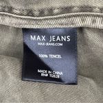 Max jeans  Women’s Army Olive Green Tencel Utility Vest Size XS Cargo Pockets Photo 5
