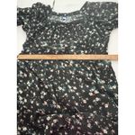 Old Navy  Maxi Dress Size L Green Floral Tiered Prairie Forest Whimsigoth Modest Photo 12