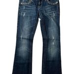 Miss Me  Womens Low Rise Boot Bling Pocket JP5135BCL Stretch Jeans Sz 26 (29x28) Photo 0
